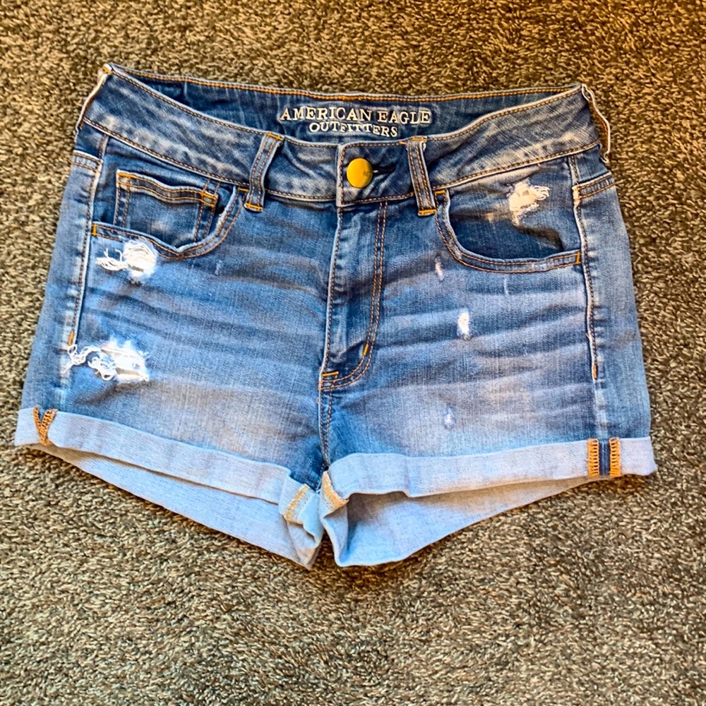 American Eagle super stretch jean shorts